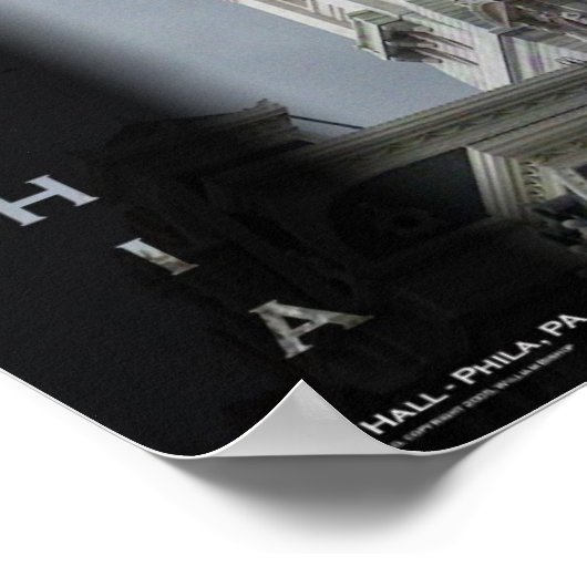 Philadelphia - Rathaus Poster (Ecke)