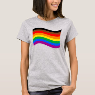 Philadelphia-Regenbogenflagge T-Shirt