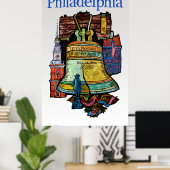 Philadelphia-Reiseplakat Poster (Heimbüro)