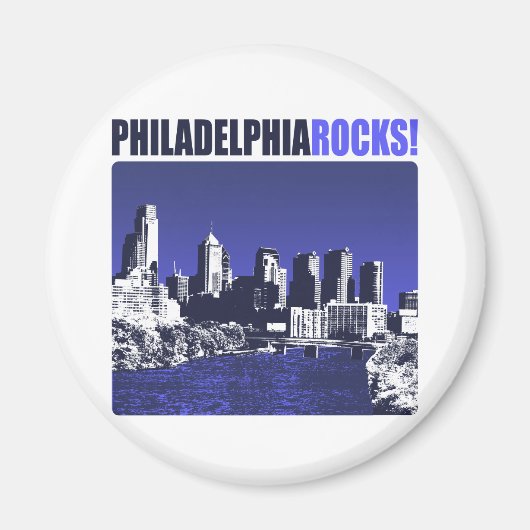 Philadelphia Rocks! Magnet (Vorne)