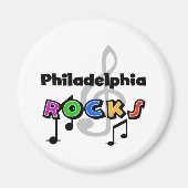 Philadelphia Rocks Magnet (Vorne)