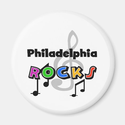 Philadelphia Rocks Magnet (Vorne)