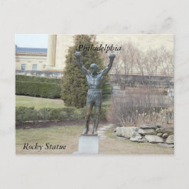 Philadelphia Rocky Statue Postcard Postkarte