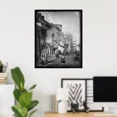 Philadelphia Scene Daguerreotyp 1842 Poster (Heimbüro)