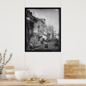 Philadelphia Scene Daguerreotyp 1842 Poster (Küche)