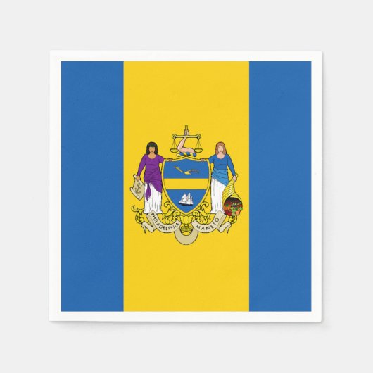 Philadelphia Serviette (Vorderseite)