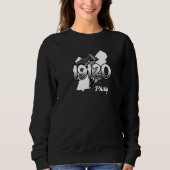 Philadelphia Silhouette with Zip Code 19120 and Li Sweatshirt (Vorderseite)