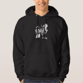 Philadelphia Silhouette with Zip Code 19147 and Li Hoodie (Vorderseite)