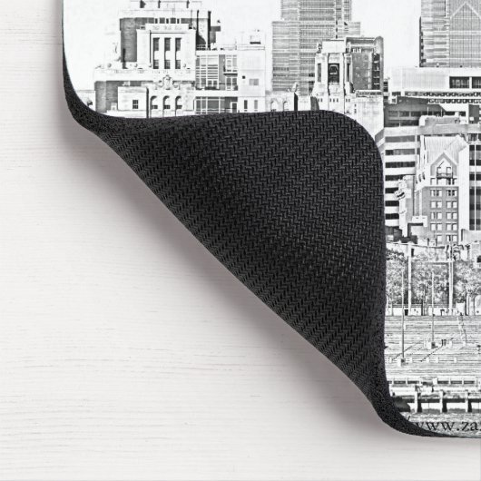 Philadelphia-Skizze Mousepad (Ecke)