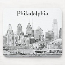 Philadelphia-Skizze Mousepad