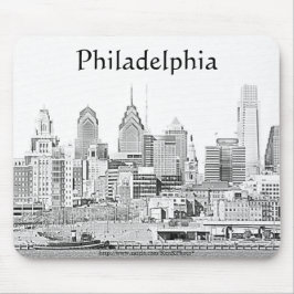 Philadelphia-Skizze Mousepad