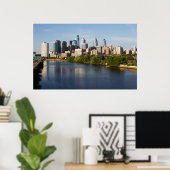 Philadelphia Skyline 1 Poster (Heimbüro)