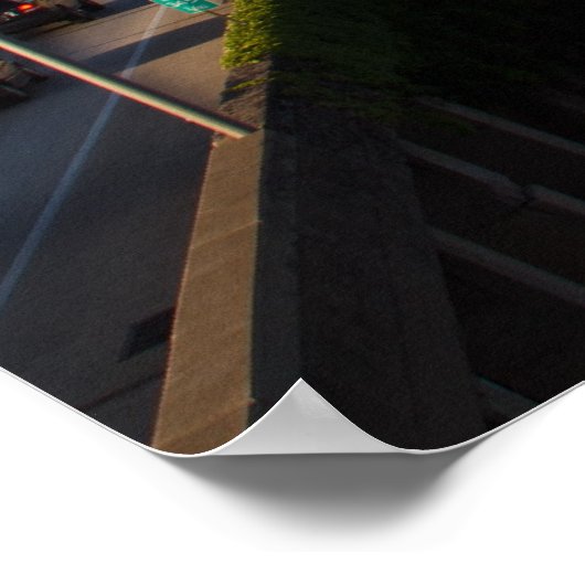 Philadelphia Skyline 2 Poster (Ecke)