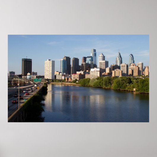 Philadelphia Skyline 2 Poster (Vorne)