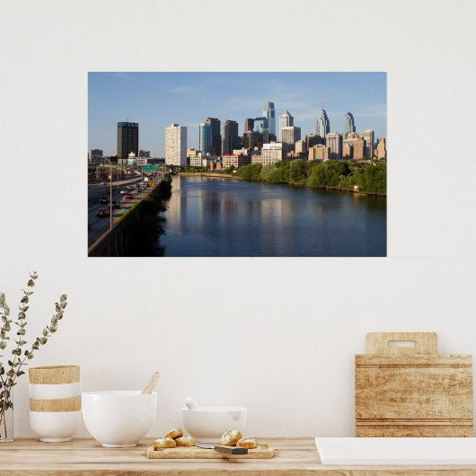 Philadelphia Skyline 2 Poster (Küche)