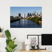 Philadelphia Skyline 3 Poster (Heimbüro)