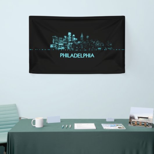 Philadelphia-Skyline Banner (Messeveranstaltung)