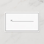 Philadelphia Skyline Etch BW Rote Platzkarten #2 (Rückseite)