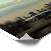 Philadelphia Skyline Foto Poster (Ecke)