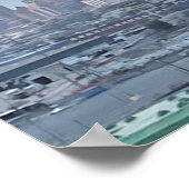 Philadelphia Skyline Foto Poster (Ecke)