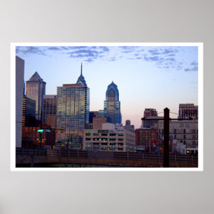 Philadelphia Skyline Foto Poster