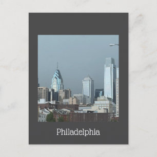 Philadelphia Skyline Foto Postkarte
