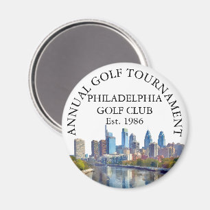 Philadelphia Skyline Golf Club Turnier individuell Magnet
