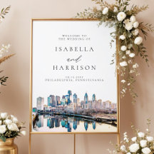 PHILADELPHIA Skyline Hochzeit in Urlaubsort Willko