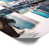 PHILADELPHIA Skyline Hochzeit in Urlaubsort Willko Poster (Ecke)