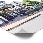 PHILADELPHIA Skyline Hochzeit in Urlaubsort Willko Poster (Ecke)