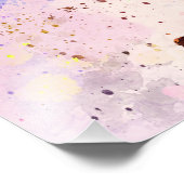 Philadelphia skyline im Watercolor background Fotodruck (Ecke)