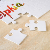 Philadelphia skyline im Watercolor Puzzle (Seite)