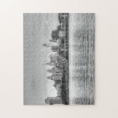 Philadelphia-Skyline in Schwarzweiss Puzzle (Vertikal)