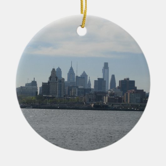 Philadelphia-Skyline Keramikornament (Vorne)