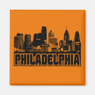 Philadelphia-Skyline Magnet