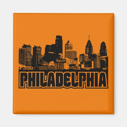 Philadelphia Skyline Magnet (Vorne)