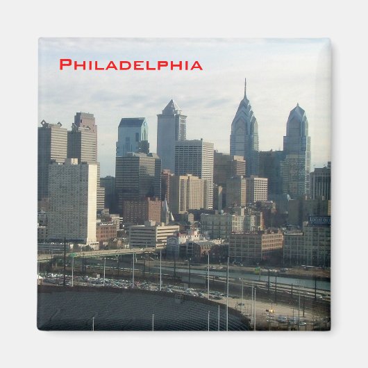 Philadelphia Skyline Magnet (Vorne)