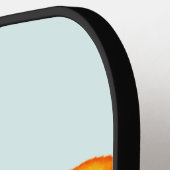 Philadelphia Skyline Map Koordinaten Pickleball Schläger (Linke Seite)