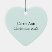 Philadelphia Skyline Map Koordiniert Personalisier Keramik Ornament (Hinten)