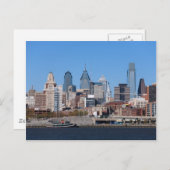 Philadelphia Skyline, Medium View Postkarte (Vorne/Hinten)