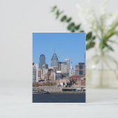 Philadelphia Skyline, Medium View Postkarte (Stehend Vorderseite)