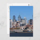 Philadelphia Skyline, Medium View Postkarte (Vorne/Hinten)