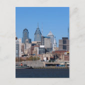 Philadelphia Skyline, Medium View Postkarte (Vorderseite)