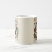 Philadelphia Skyline Modern Textured Cityscape Kaffeetasse (Mittel)