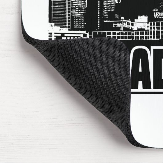 Philadelphia-Skyline Mousepad (Ecke)