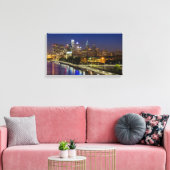 Philadelphia Skyline nachts Leinwanddruck (Insitu (Wohnzimmer))
