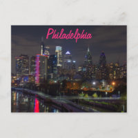 Philadelphia-Skyline nachts