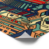 Philadelphia-Skyline Poster (Ecke)