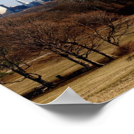 Philadelphia Skyline Poster (Ecke)