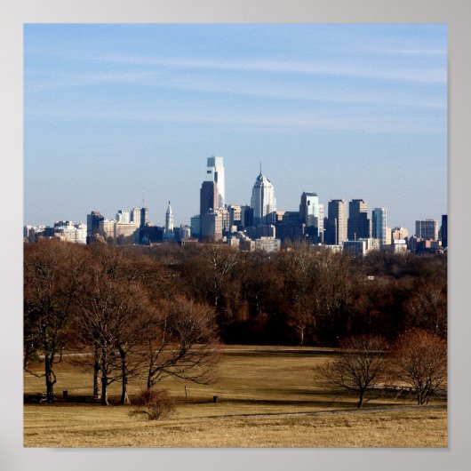 Philadelphia Skyline Poster (Vorne)